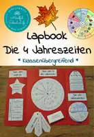Vorschau - Arbeitsblätter - Lapbook: Die vier Jahreszeiten/ Das Jahr - Deckblatt