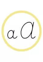 Voorbeeld - Schrijfletters/hoofdletters posters - Voorblad