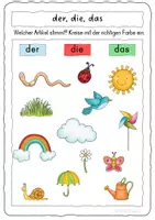 Vorschau - Arbeitsblätter - Artikel bestimmen - differenziert - Seite 2