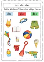 Vorschau - Arbeitsblätter - Artikel bestimmen - differenziert - Seite 3
