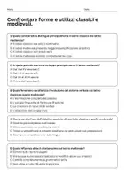 anteprima - Quiz - Confrontare forme e utilizzi classici e medievali - Quiz - Pagina 1