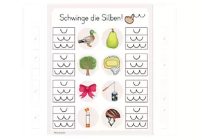 Vorschau - Spiele - Silben - Material für die Freiarbeit - Seite 2