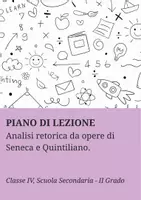 anteprima - Piani di lezione - Studio degli effetti stilistici dei pronomi personali nei testi retorici - PL - Pagina di copertina