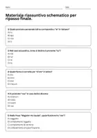 anteprima - Quiz - Materiale riassuntivo schematico per ripasso finale - Quiz - Pagina 1