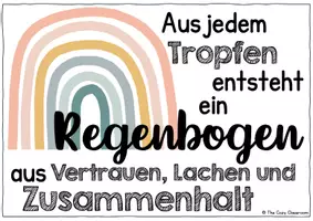 Vorschau - Poster - BOHO Regenbogen - Türdisplay Klassenraumgestaltung - Seite 2