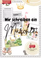 Vorschau - Arbeitsblätter - Wir schreiben ein Märchen - Deckblatt