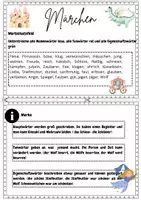 Vorschau - Arbeitsblätter - Wir schreiben ein Märchen - Seite 1