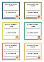 Aperçu - Cartes / Images - Allemand: Motivationskarten mein Schuljahresziel - cartes de motivation - Page de couverture