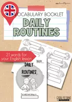 Vista previa - Hojas de trabajo - Inglés ESO – Libro de vocabulario: rutinas diarias | daily routines - Portada