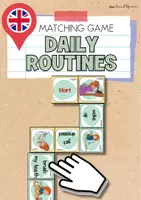Vista previa - Juegos / Gamificación - Inglés ESO – Juego de emparejar: rutinas diarias (vocabulario en inglés) - Portada
