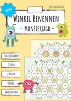 Vorschau - Arbeitsblätter - WINKELBENNENUNG - Spiel - Deckblatt