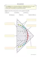 Vorschau - Arbeitsblätter - Das Geodreieck - Seite 1