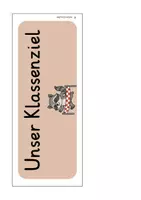 Vorschau - Poster - Murmelglas Klassenziel - Belohnungssystem - Seite 1