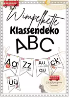 Vorschau - Fördermaterial/Inklusion - ABC Wimpelkette Klassendeko - Deckblatt