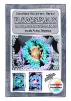 Vorschau - Stundenentwürfe - Fledermaus am Vollmondhimmel in 3D nach Alma Thomas - Kunstidee Herbst, Halloween, Kunst Grundschule - Deckblatt