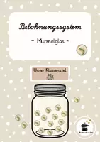 Vorschau - Poster - Murmelglas Klassenziel - Belohnungssystem - Deckblatt