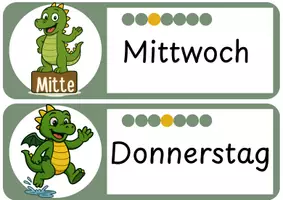 Vorschau - Präsentationen/Tafelbilder - Wochentage Momo und neutral - Seite 2