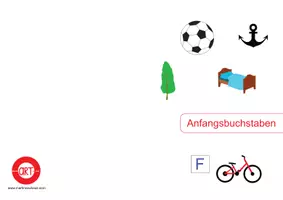 Vorschau - Arbeitsblätter - Klettmappenvorlage - Anfangsbuchstaben A5 - Seite 1
