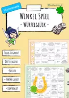 Vorschau - Arbeitsblätter - WINKEL - Spiel - Deckblatt