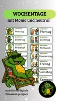 Vorschau - Präsentationen/Tafelbilder - Wochentage Momo und neutral - Deckblatt