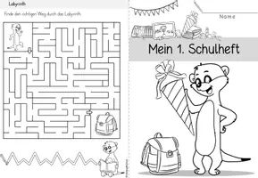 Vorschau - Arbeitsblätter - Erdmännchenklasse | Erdmännchen | Einschulung - Seite 1