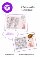 Vorschau - Arbeitsblätter - Buchstabensalat (Suchsel) zu verschiedenen Themen - Deckblatt