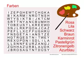 Vorschau - Arbeitsblätter - Buchstabensalat (Suchsel) zu verschiedenen Themen - Seite 2