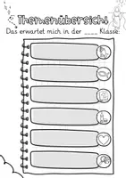 Vorschau - Arbeitsblätter - Themenüberblick Religion – Vorlagen für Schülerheft, Schnellhefter & Portfolio - Seite 2