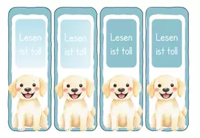 Vorschau - Anderer Materialtyp - Lesezeichen für Hundeklassen - Seite 1