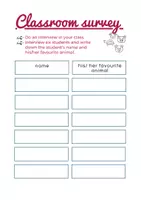 Voorbeeld - Classroom survey: “What's your favourite animal?” - Pagina 2