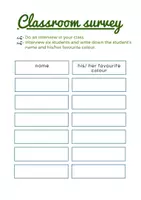 Voorbeeld - Classroom survey: "What's your favourite colour?" - Pagina 2