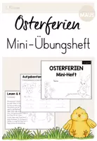Vorschau - Arbeitsblätter - Ferienheft: Ostern (2. Klasse) - Übungsheft - Deckblatt