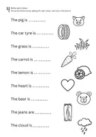 Voorbeeld - Engels: the colours - worksheets - Pagina 3