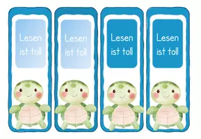 Vorschau - Anderer Materialtyp - Lesezeichen Schildkrötenklassen - Seite 3