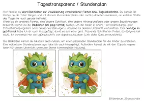 Vorschau - Anderer Materialtyp - Drachenklasse Tagestransparenz und Stundenplan - Seite 3