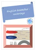 Vorschau - Merkblätter - Unterlage für "English breakfast" mit Dialogsätzen - Deckblatt