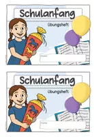 Vorschau - Arbeitsblätter - Schulanfang - Übungsheft 1. Klasse | Einschulung | Schuleintritt | Schulstart - Seite 1