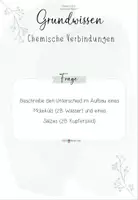 Vorschau - Merkblätter - Chemische Verbindungen - Salze und Metalle | Chemie 8 | Grundwissenskarten - Seite 3