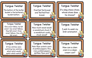 Vista previa - Juegos / Gamificación - Tongue Twisters - página 3