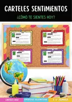 Vista previa - Decoración del aula - Carteles de Emociones y Sentimientos | Actividades para identificar y expresar emociones en niños (3-10 años) - página 1