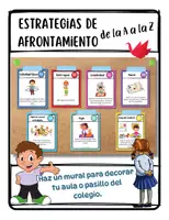 Vista previa - Decoración del aula - Pósters para el Rincón de la Calma: Abecedario de la Autorregulación (Primaria) - página 1