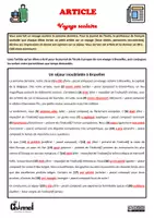 Aperçu - Feuilles d'exercices - ARTICLE – VOYAGE SCOLAIRE (Conjugaison) - Page 2