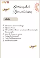 Vorschau - Arbeitsblätter - Starterpaket Klassenleitung 5-9 - Deckblatt