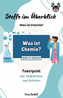 Vorschau - Stundenentwürfe - PPT Was ist Chemie inkl Spiel & Lösungen - Stoffe im Überblick Teil 1 - Chemie - Deckblatt