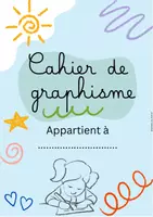 Aperçu - Feuilles d'exercices - Cahier de graphisme GS - Révision des fondamentaux - Page de couverture