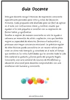 Vista previa - Fichas informativas / Documentos de lectura - Cuaderno "Respira y Aprende" | 45 ejercicios de respiración y calma para niños de Primaria (6-12 años) - página 2