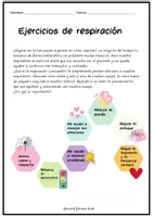 Vista previa - Fichas informativas / Documentos de lectura - Cuaderno "Respira y Aprende" | 45 ejercicios de respiración y calma para niños de Primaria (6-12 años) - página 3