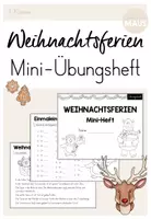 Vorschau - Arbeitsblätter - Ferien-Übungsheft: Weihnachtsferien (3.Klasse) - Deckblatt