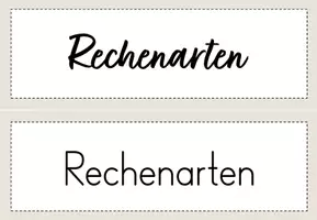 Vorschau - Poster - Grundrechenarten / Rechenoperationen - Plakate Fachbegriffe Matheunterricht Grundschule - Seite 2