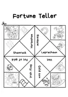 Vista previa - Manualidades / Dibujos para colorear - Fortune teller St. Patrick's Day - página 1